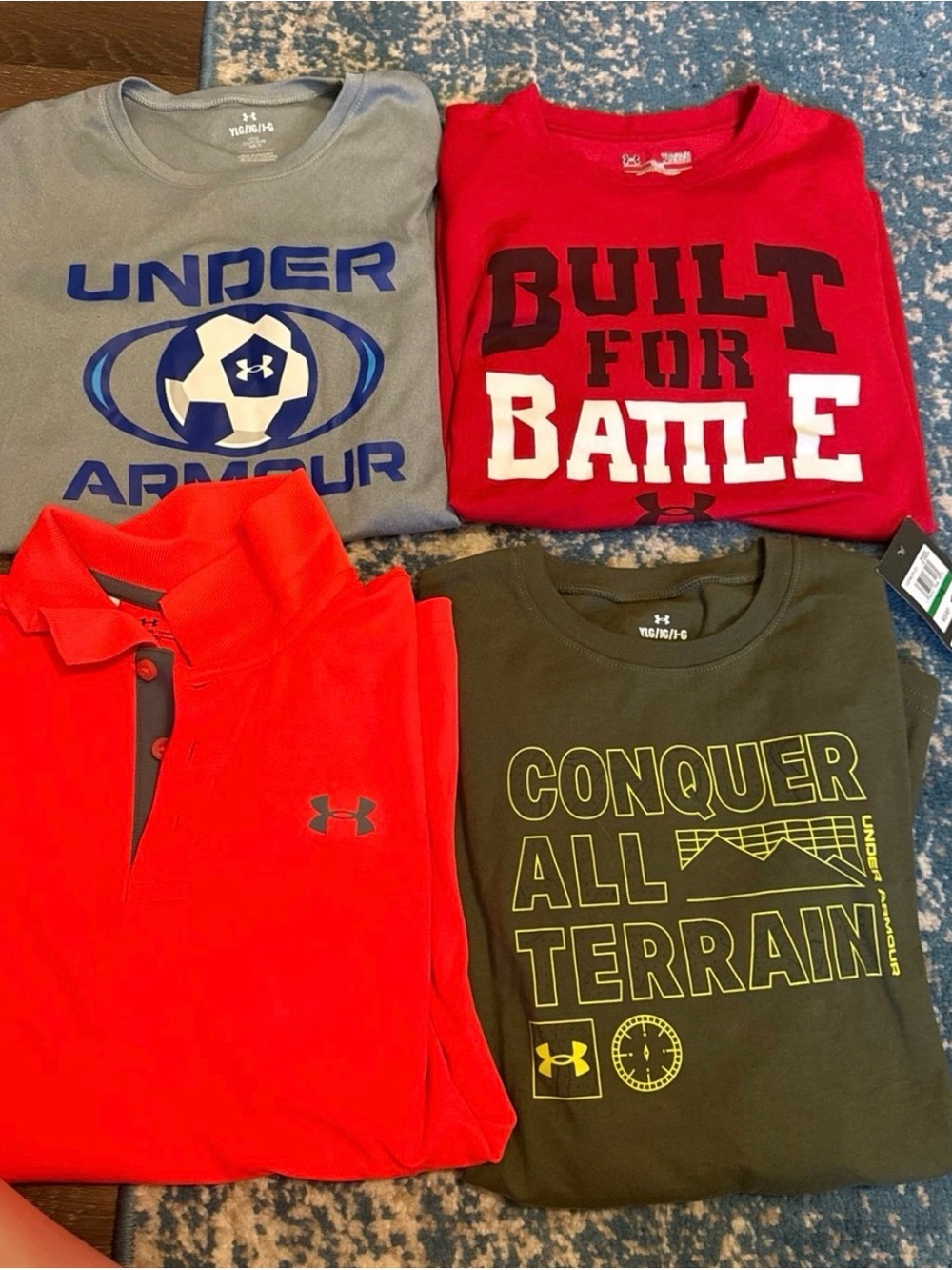 Under Armour Kids Boys Large Tops Bundle